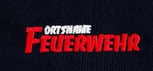 Cap-Stickerei FEUERWEHR-ORTSNAME